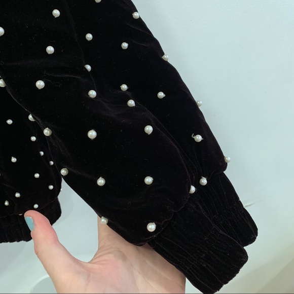 Vintage Adrianna Papell Pearl Embellished Jacket - Picture 5 of 10